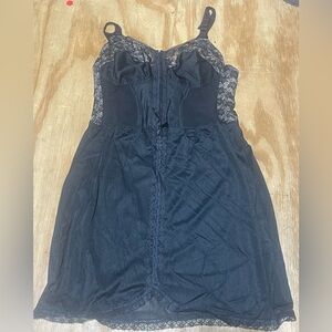 Filmy by youthline slip/ dress black 38𝐁 𝐳𝐢𝐩 @𝐧𝟒